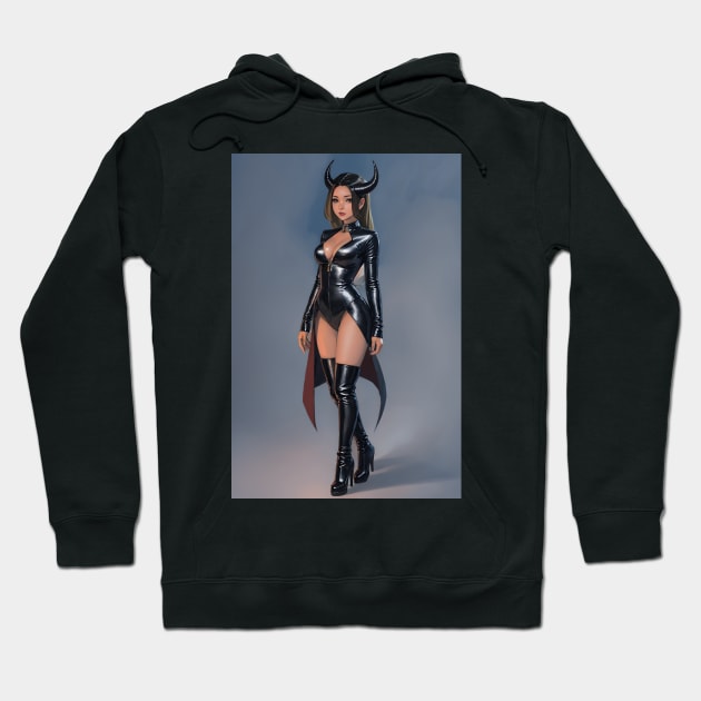 Devil Girl Hoodie by Tazlo